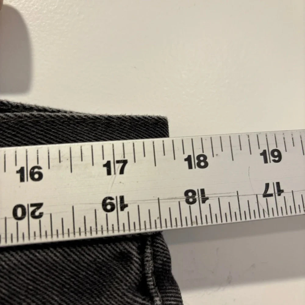 Levis 550 Relaxed Fit Tapered‎ Leg Jeans Mens 38x32 Black Faded Denim 38 x 32